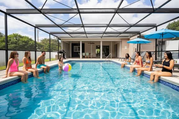 Private Pool 4BR Oasis · 14 Min to Hollywood Beach - Image 3